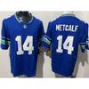 NFL Seattle Seahawks Vintage Style Football Jersey Short Sleeve Embroidered Team Apparel Men
