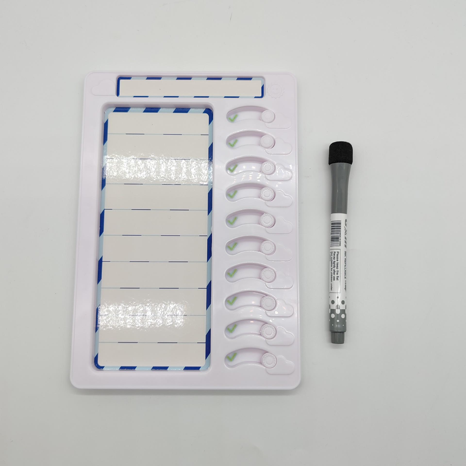 

Новая стираемая детская таблица дел и ежедневник с ползунковым чек-ином