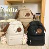 2023 New Cute Funny Dog Backpack Cartoon School Bag Nylon Water-resistant Backpack Girls 3-4 Grade