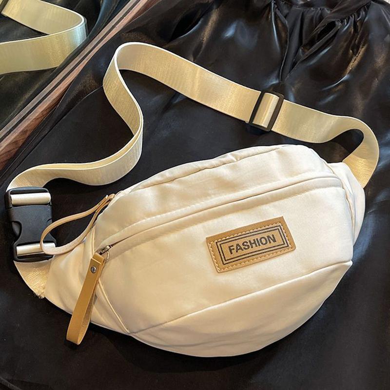 Chic Adjustable-strap Fanny Pack for Daily Travel Stylish Compact Lightweight Versatile Casual Multi-color Waist Bag