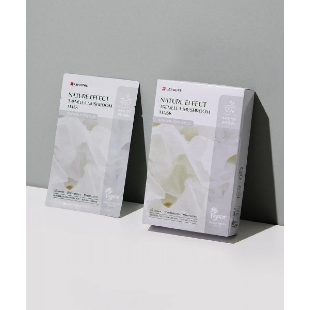 Leaders Cosmetics Nature Effect Silver Mushroom Mask 10 Sheets none
