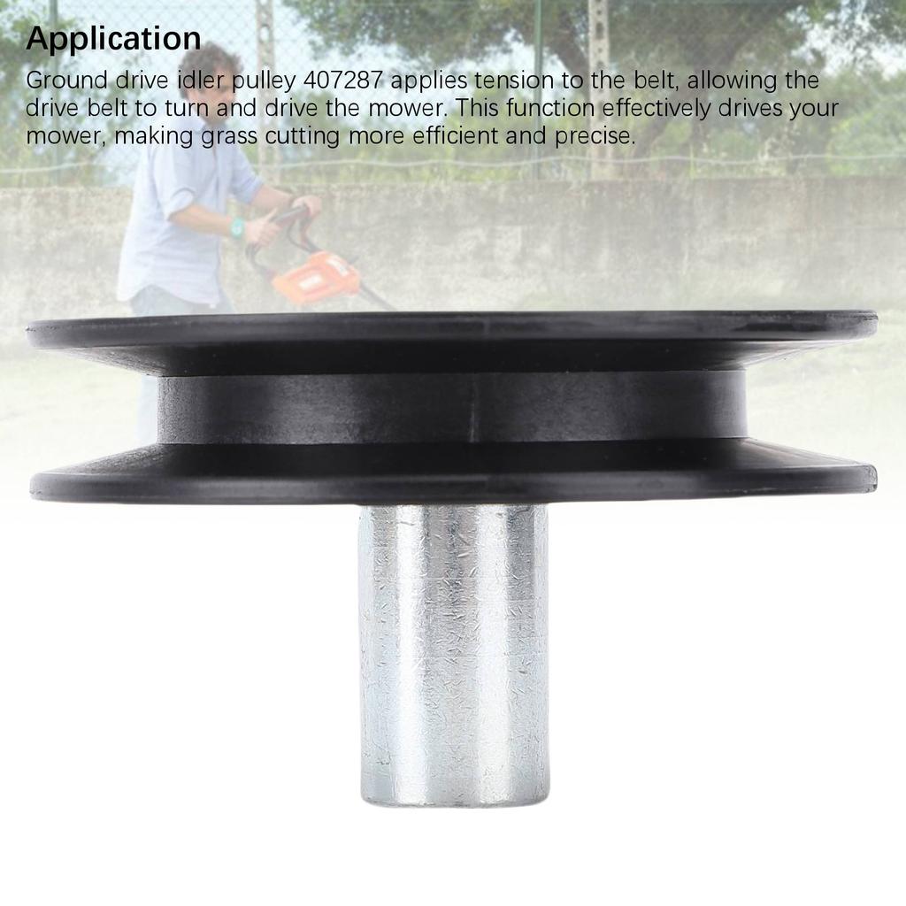 Mower Idler Pulley Replacement V Groove Deck Belt Pulley Replace OEM 407287 532407287 for YTH2454 TS254XG-96043031100