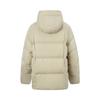 Li Ning Sports Lifestyle Series Mid-Length Hooded Logo Embroidered Down Jacket Women Outerwear AYMV510-6