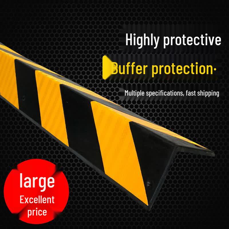 Reflective Rubber Right-Angle Corner Guard