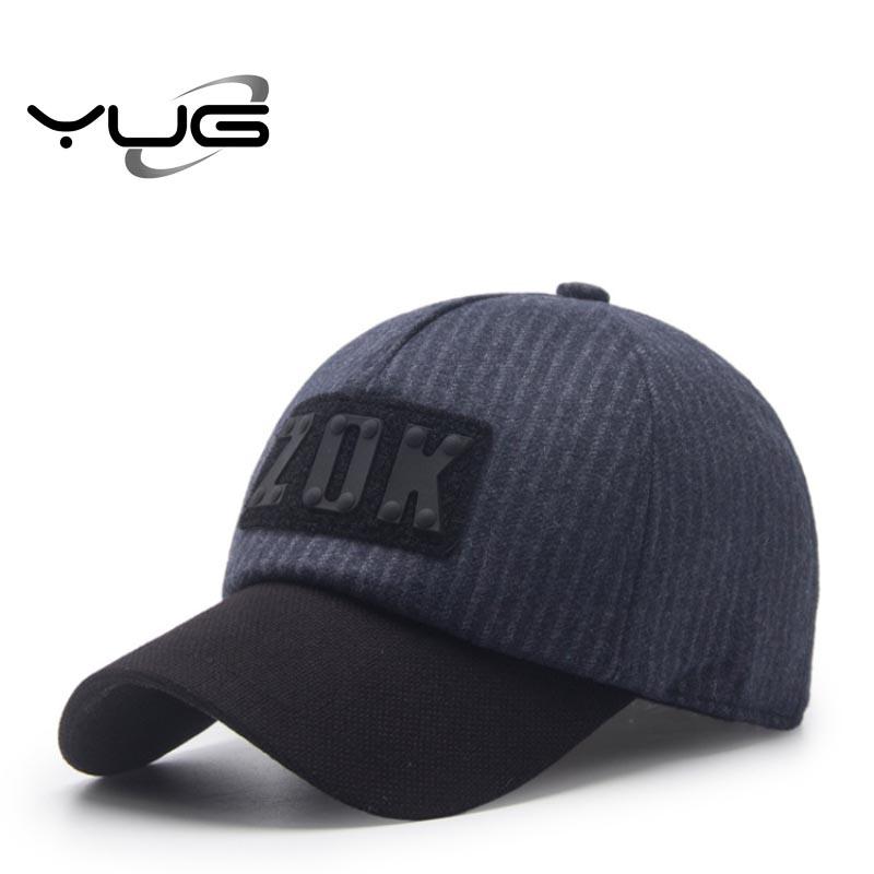 

YUG Осень и зима Новые волосы Интимные в пожилом возрасте Бейсболка Утолщение Теплая мужская шляпа Тренд Папина Шапка