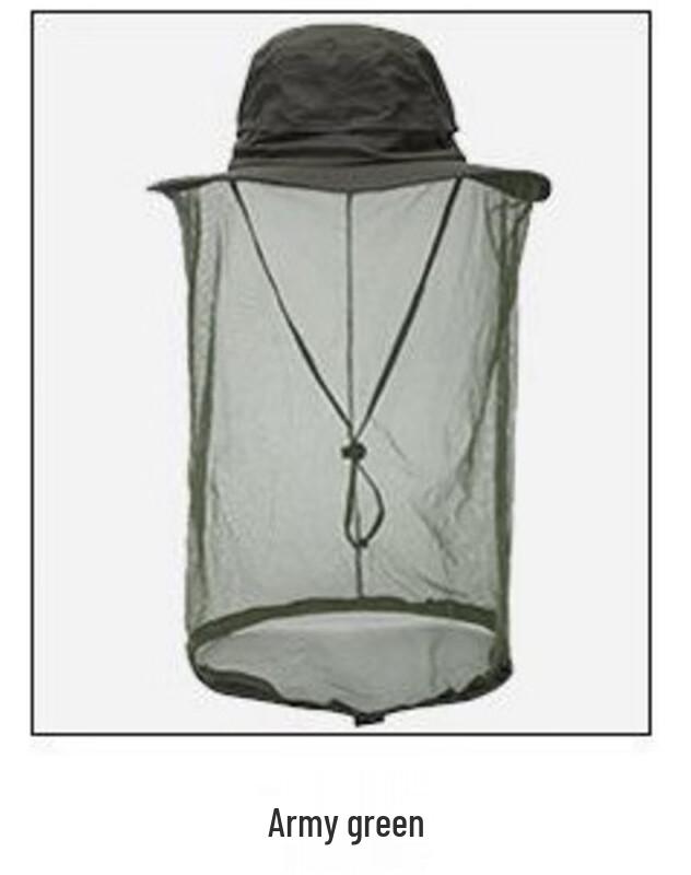 Yudu Foldable Anti-Mosquito Sun Hat with Mask