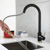 Grifo de Cocina Extraíble de Acero Inoxidable 304: Diseño Telescópico Giratorio Frío y Caliente