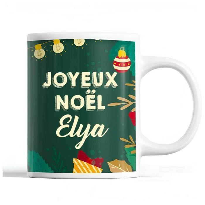 Mug - Elya Vert - Christmas Gift - Double-Sided Print - Dishwasher Safe
