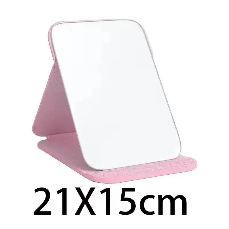 Large Folding Portable Vanity Mirror for Desktop or Dorm