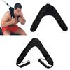 V-Shaped AbCrunch Straps Fitness Pulling Harness Drag Handle Exercise Pulling Harness Shoulder Strap Belt For Gym Fitness Equip