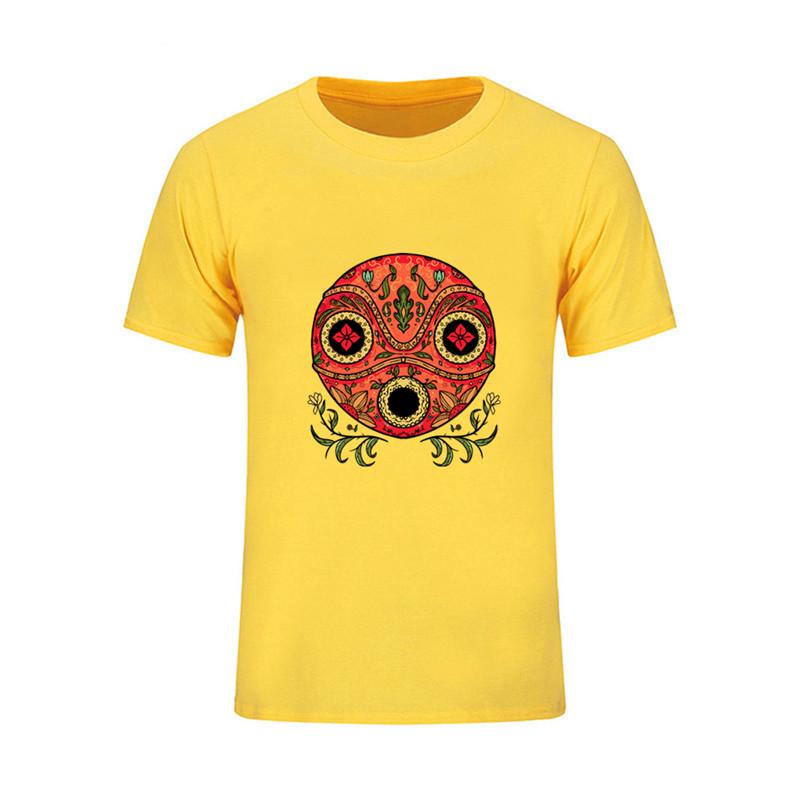 Designer Herren T-Shirt Lustig Dia De Los Mononoke 3D Gedrucktes Männliches Oberteil T-Shirts