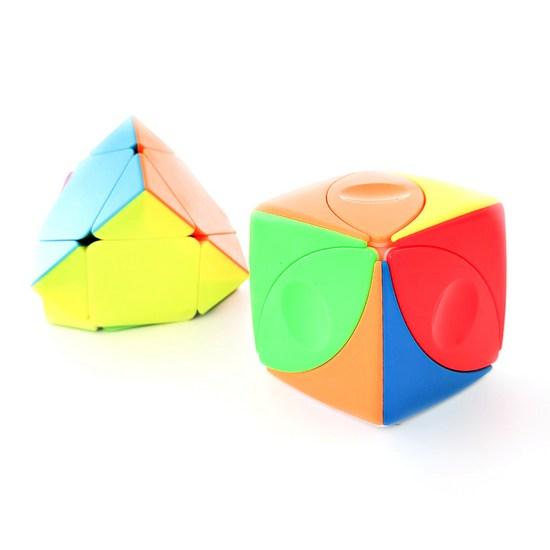 1+1 Skew Ivy Cube Sett Special Diagonal Square Twist Cube 2 stykker, Korea-puslespill