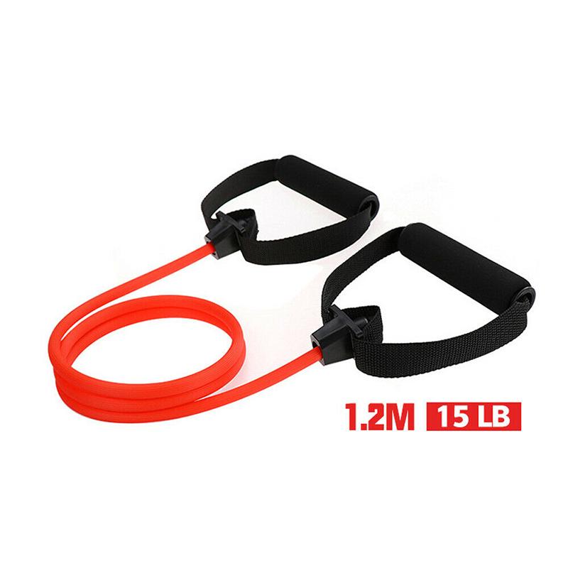 

Фитнес-упражнения для растяжки со шнуром, эластичная лента для йоги, тренировка красный