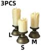 Simulation Candle Crying Candlestick Decorative Roman Pillar Candlestick  Dinner Party Supplies