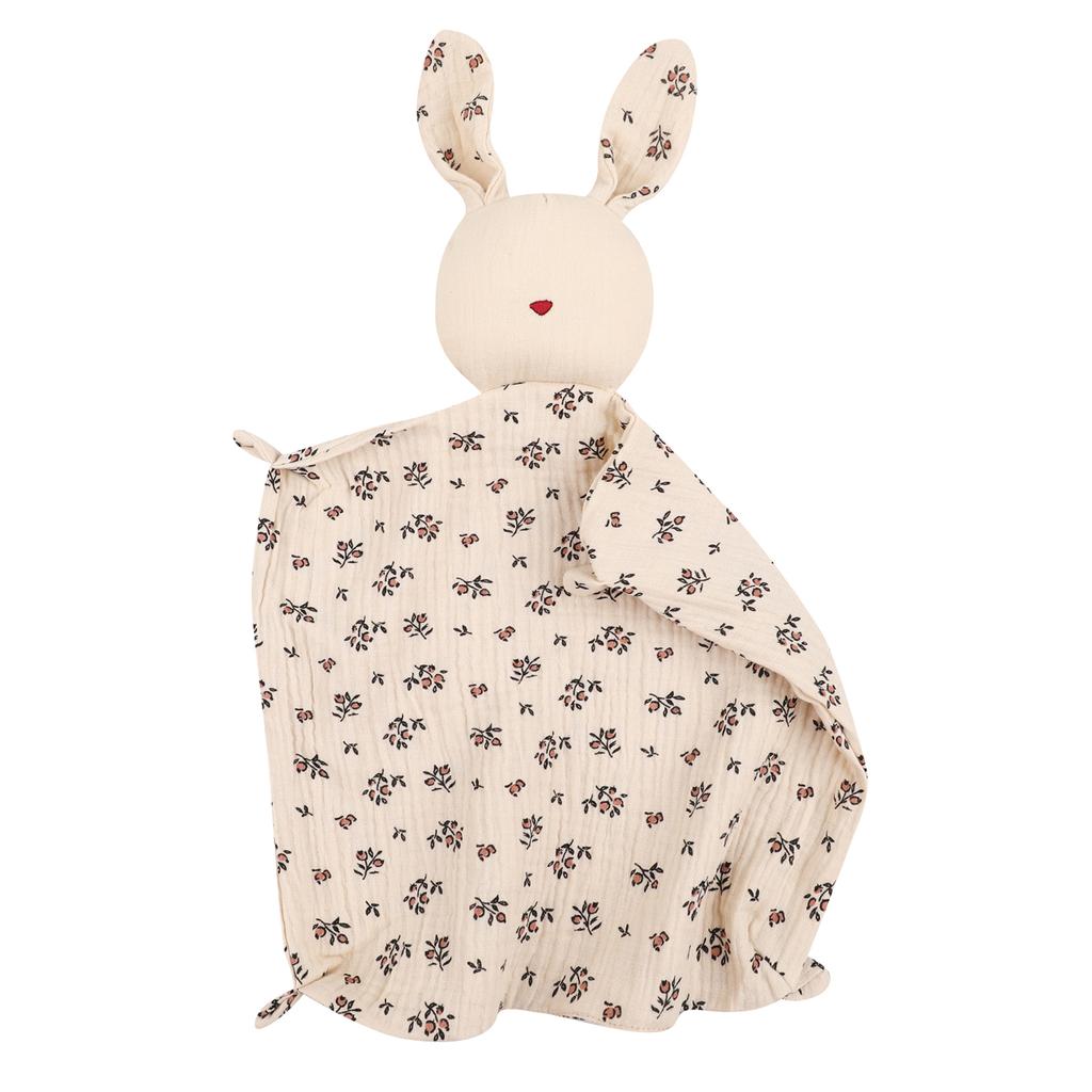 Printed Security Blanket Rabbit Soothe Appease Towel Soft Saliva Towel Cotton Soothing Towel Comforter Blanket Towel