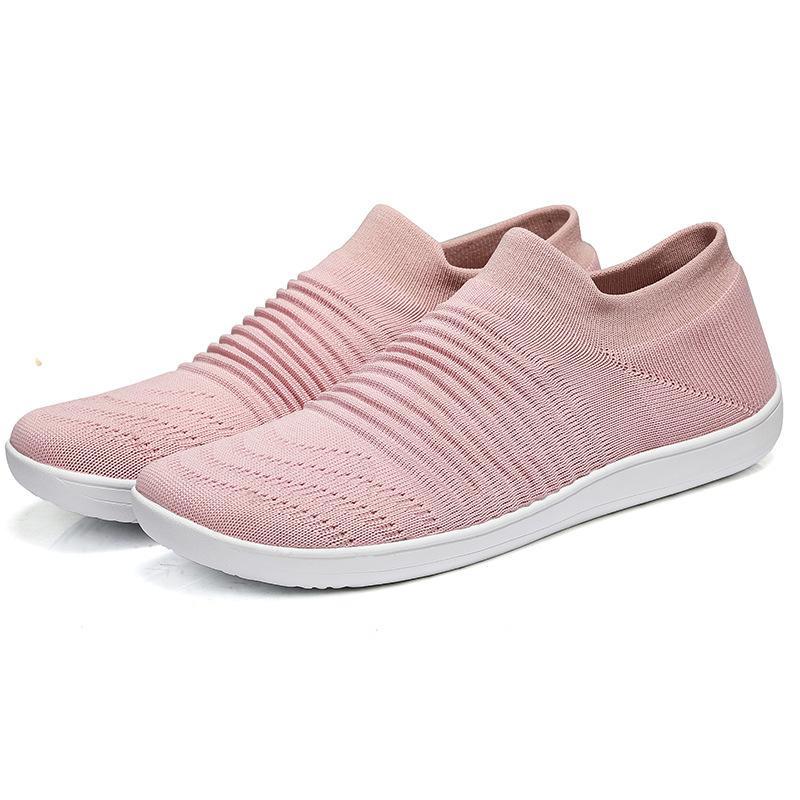

New barefoot shoes large size wide palm breathable non-slip outdoor eight-segment brocade tai chi fitness kung fu shoes 42 рожевий