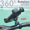 Road Bicycle Phone Mount All-inclusive Shock Absorbing Sponge Safety Lock Buckle 360 Degree Rotation Fit for Different Bicycles