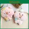 Plush Squeaking Twerking Pig Keychain With Short Plush For Kids And Adults