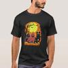 Cardinal Bird With Pumpkins Funny Scary Halloween T Shirt Vintage Homme Stretched Graphic Soft Slightly Stylish Fashion
