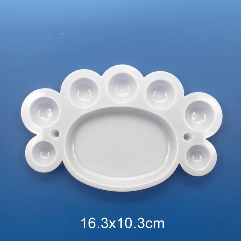 Color Palette Pigment Tray Plastic Office Educational Supplies Equipment Easy To Clean Suitable for Art Students Beginner TMZ