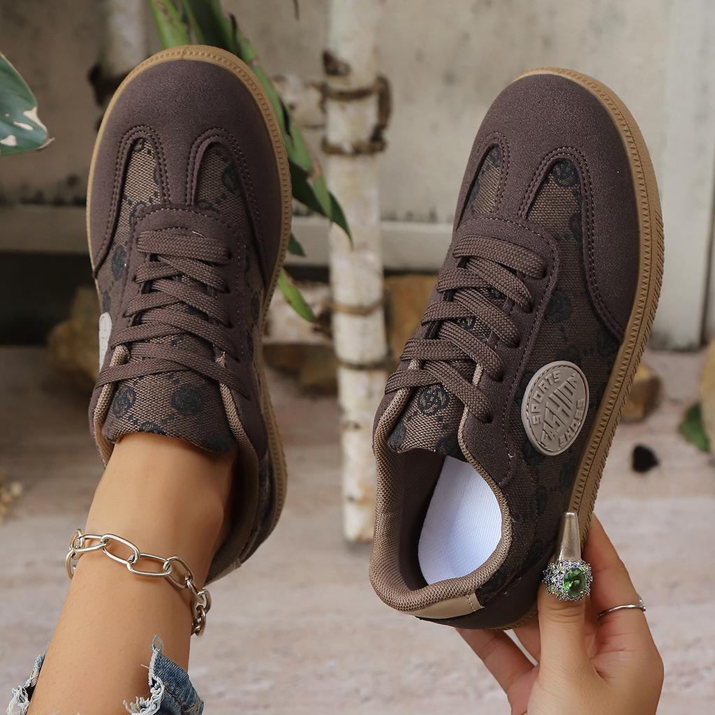 Fashion 2025 Women Casual Sneakers Fashion Lightweight Lace Up Anti-slip Flat Shoes Women Outdoor Walking Sneakers Zapatos De Mujer
