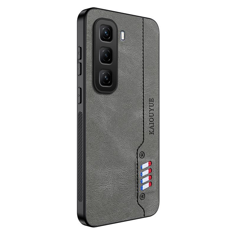 For Infinix Hot 50 Pro 4G Skin Feel Leather Phone Case Soft Back Cover Funda For Infinix Hot 50 Pro Protector