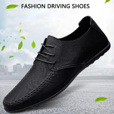 Scarpe da Uomo in Pelle Moda Formale Scarpe da Uomo Mocassini Italiani Traspiranti Scarpe da Guida da Uomo Nere Taglia Plus Zapatos Para Hombres