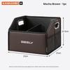 Car Trunk Storage Box, For GEELY Coolray X7 EX5 Emgrand Monjaro Starray 2025 2026, Leather Folding Organizador Car Accessories