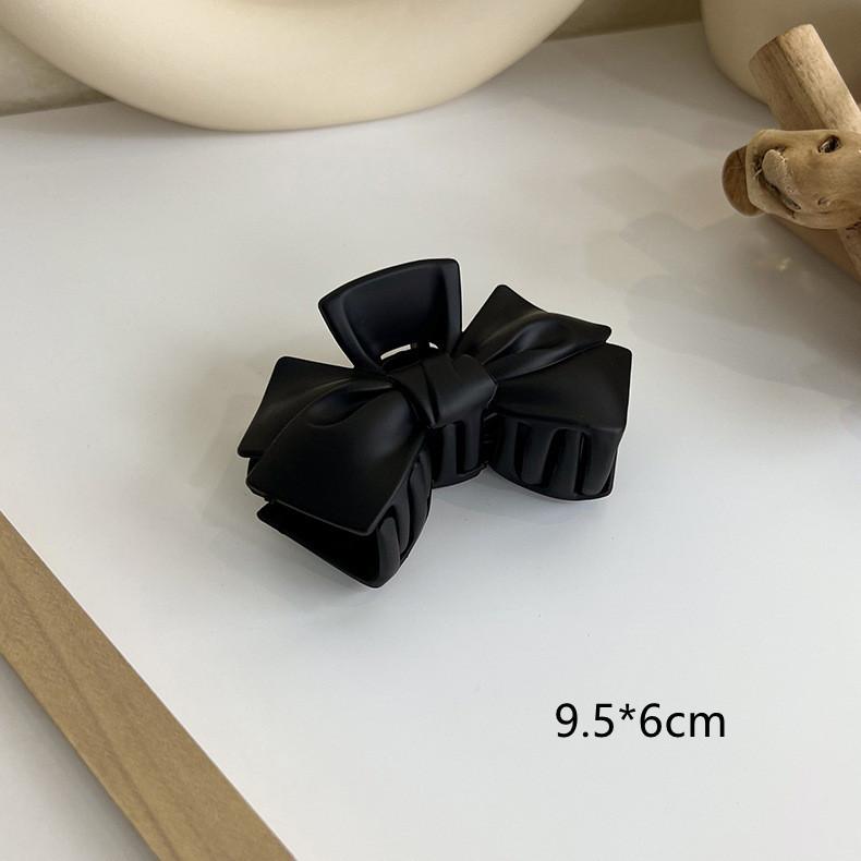 Akryl Barrette elegancka jednokolorowa spinka do włosów krab spinka do włosów Vintage proste akcesoria do włosów dla kobiet kucyk pazur klip kraby