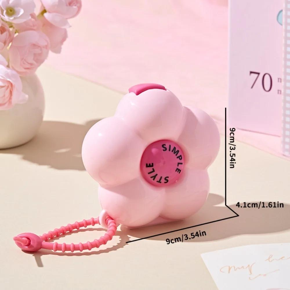 Cute Flower Shape Storage Box Pendant Creative Plastic Waterproof Organizer Box Portable Jewelry Case Medicine Box