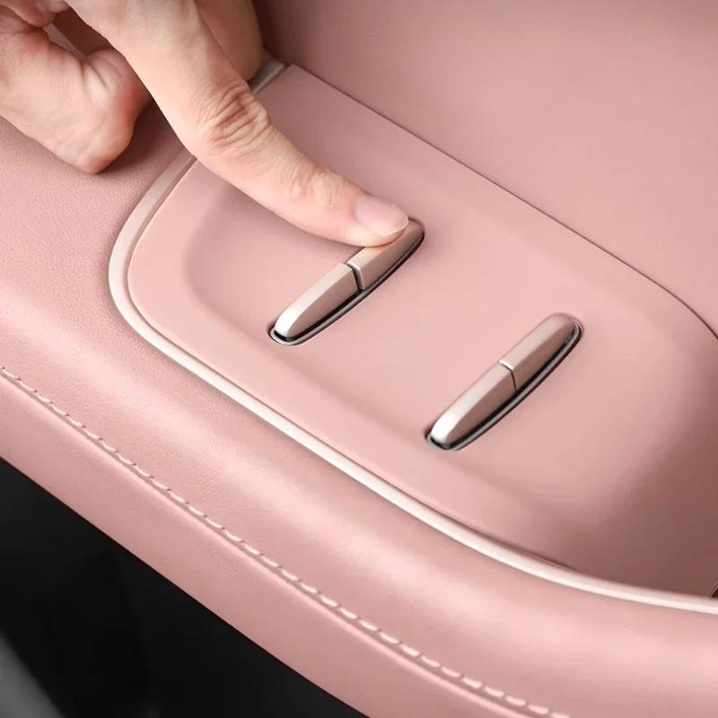 Silicone Pad On Door Storage Box For NIO ES8 2023-2024 Door Handle Pad Car Interior Decoration Modification Supplies Accessories