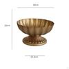 Classic Urn Planter for Home Arrangement Metal Basin Living Room Decor