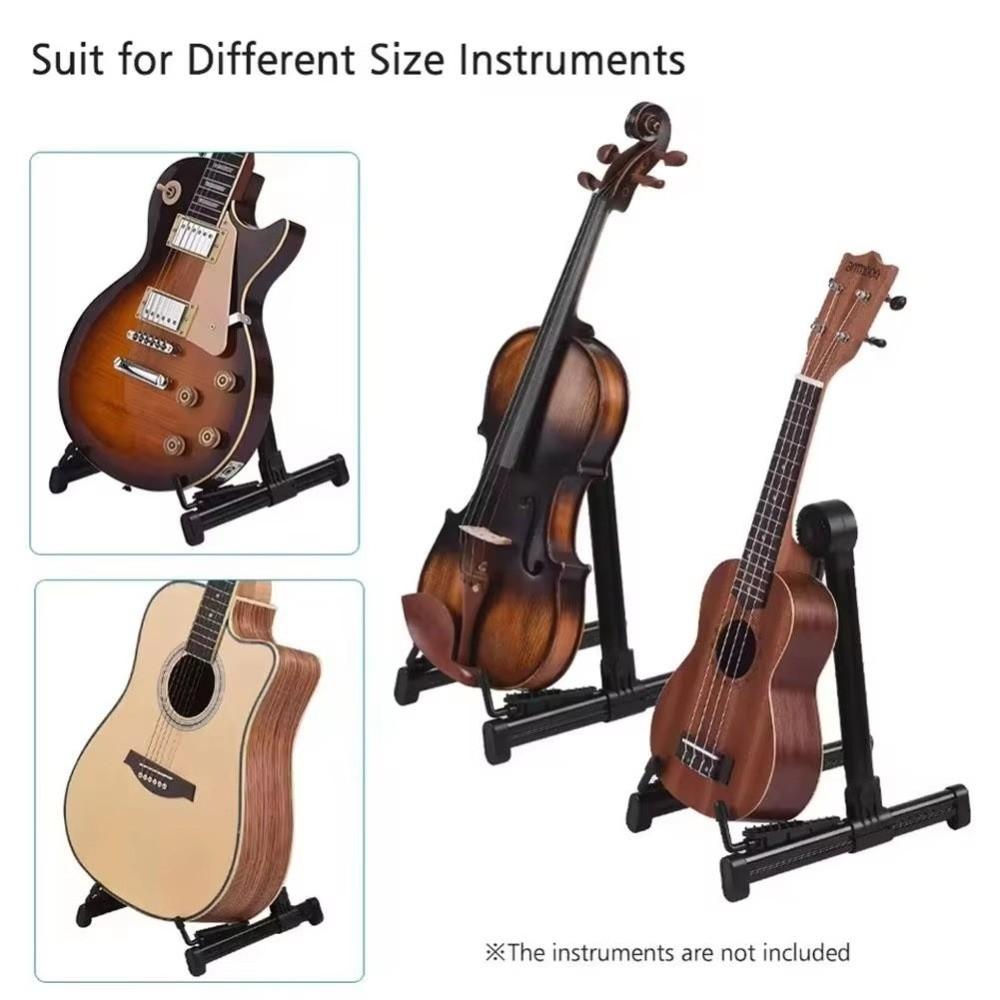 Adjustable Foldable Guitar Stand Vertical Instrument Holder Guitar Display Holder  Studio Use