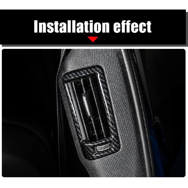 Car Rear B Pillar Air Vent Outlet Panel Cover Decorative Trim For Volvo XC60 XC90 S90 V90 2018-2020 2021 2022 2023 2024 2025