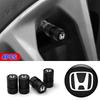 4Pc Car Valve Caps Stem Case Cover Accessories Wheel Valve Dust Caps Tyre Rim Stem Cover For Honda Civic City Accord Fit Insight UH3