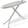 Ironing Board with Large 51 X 13 Ironing Surface, Thickened 4 Layers Iron Board with Heat Resistant Cover and 100% Cotton Cover, 7 Adjustable Heights
