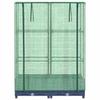 Vidaxl Raised Planter With Greenhouse, Rattan Look, 80X40X123 Cm