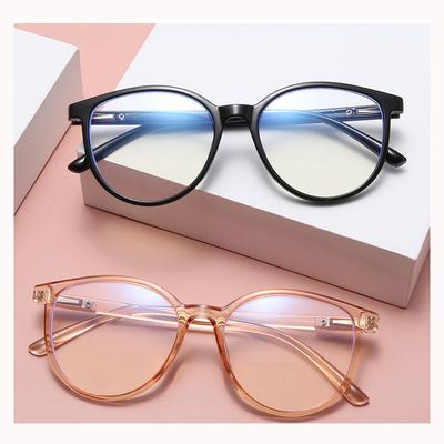 Anti-blue Light Glasses Exquisite Round Eyewear Women Men Luxury Eyeglasses Blue Light Blocking Man Lady Computer Eyeglas