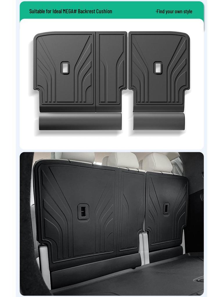 Eco-Friendly TPE Floor Mats for 2024-2025 Li Auto MEGA Car, Vehicle-Specific and Trunk Mats.