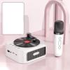 Portable Mini Record Player Bluetooth Speaker with Karaoke Function