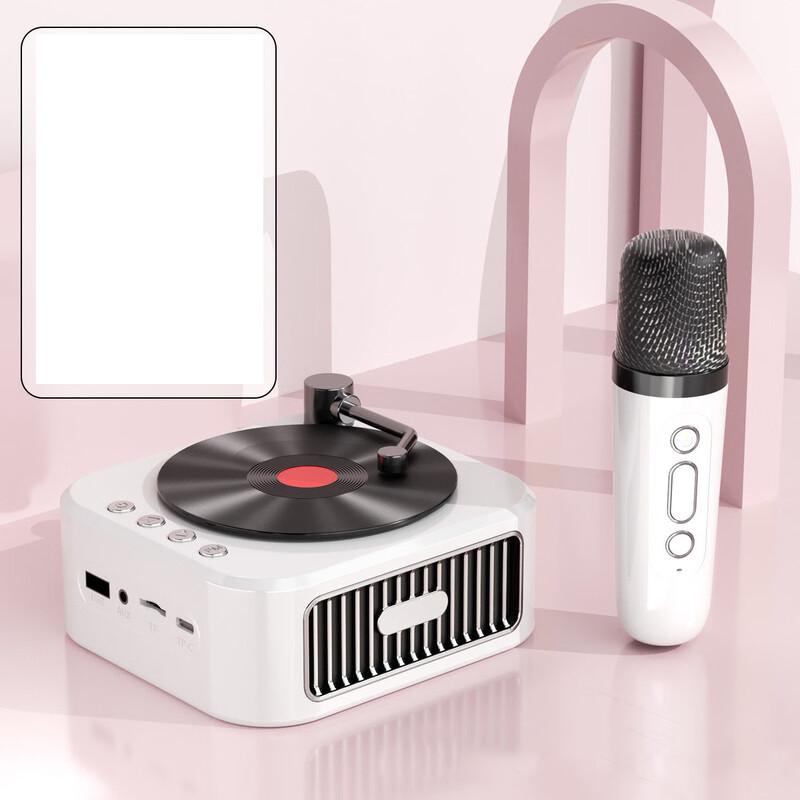 Mini Pick-up Portabil Difuzor Bluetooth cu Funcție Karaoke