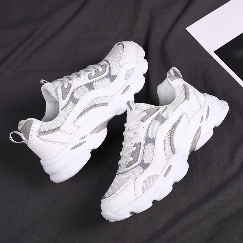 Thick-soled Girl's Shoes - Breathable Running Shoes - Soft Sole - Lightweight Casual Shoes