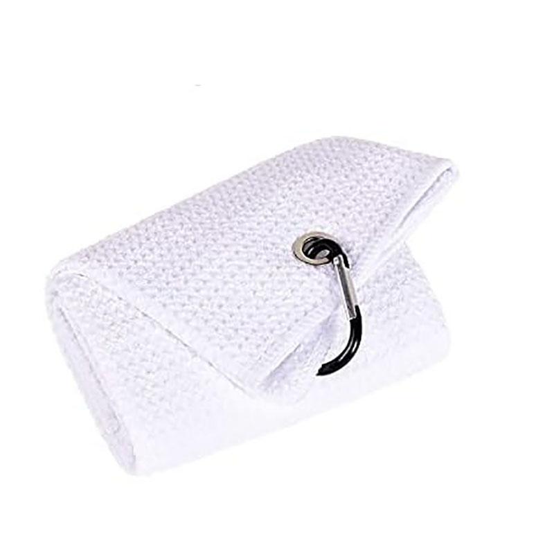 

Спортивное полотенце из микрофибры с карабином - Супермягкое быстросохнущее полотенце для спортзала для гольфа, пеших прогулок, путешествий 30*30cm белый