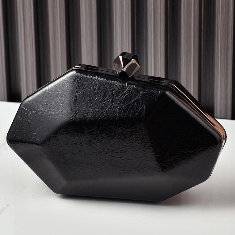 Pochette da Sera in PU per Donna con Chiusura Metallica per Feste Formali e Serate