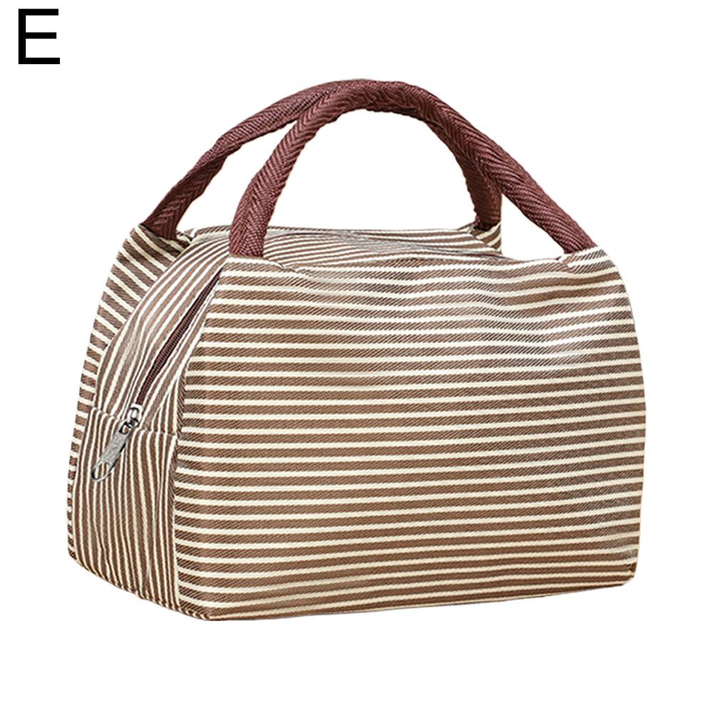 Lunch Bag Handle Insulation Cooler Bag For Women Kid Lunch Box Picnic Travel Portable Food Storage Breakfast Thermal Food Bag