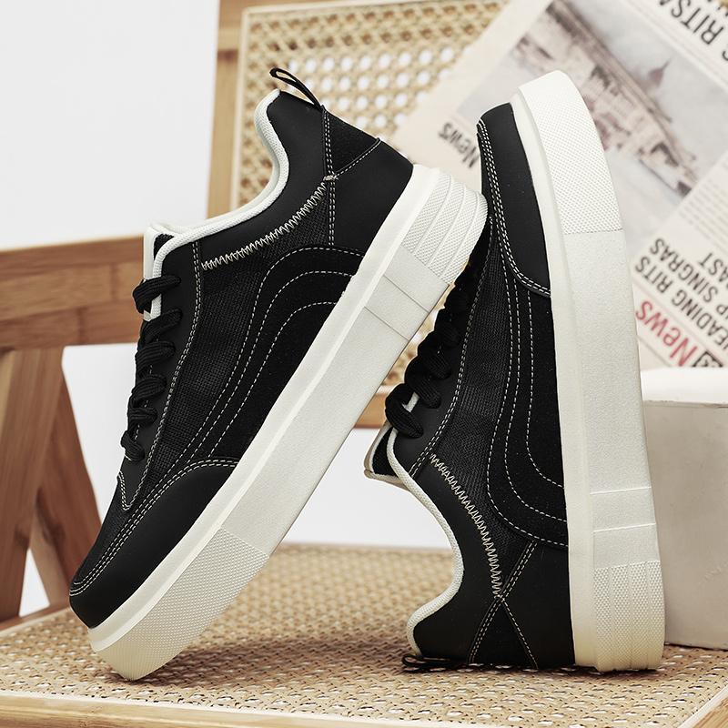 Men's Board Shoes Four Season Breathable Casual Comfortable Anti Slip Wear-resistant Thick Sole Outdoor Casual Shoes Zapatillas