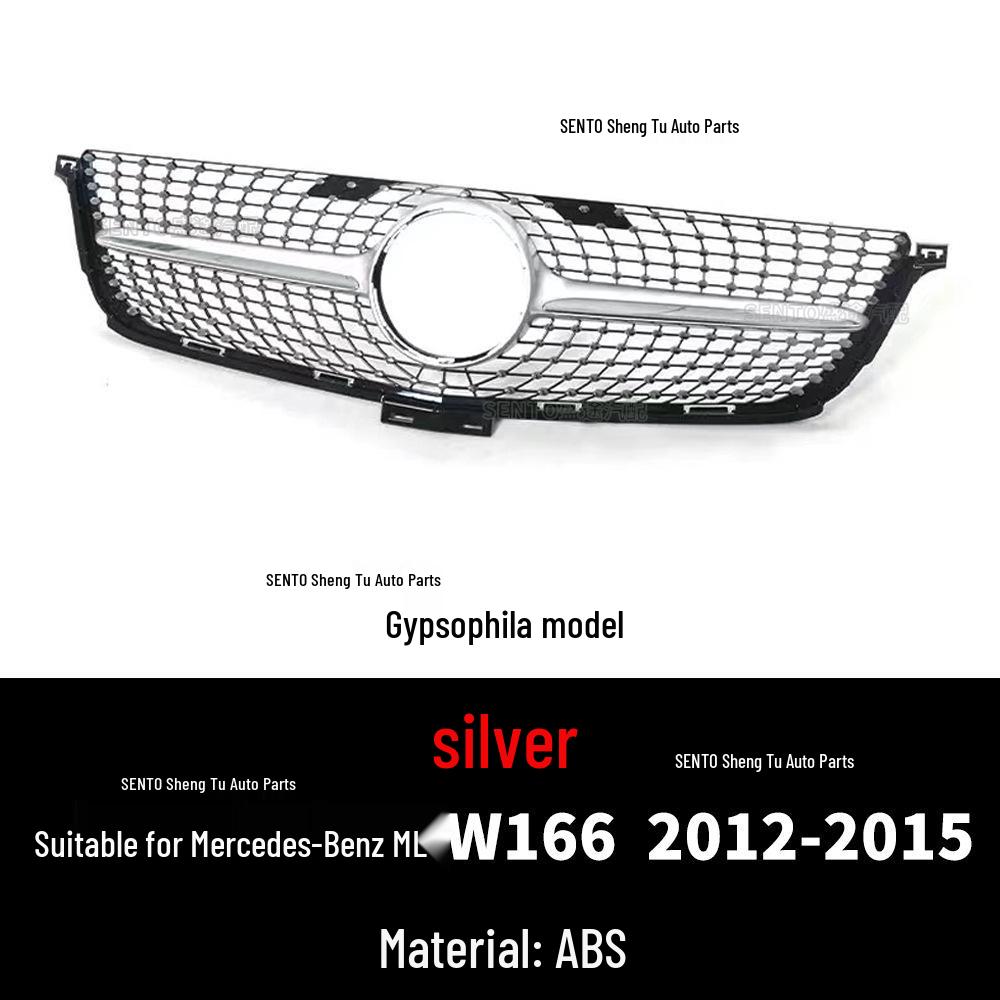 2013-2015 Mercedes-Benz ML W166 GT Style Front Grille Modification