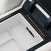 For ZEEKR 7X 2026 Car Armrest Compartment Storage Box Silicone Car Central Control Storage Box Auto Interior Accessories