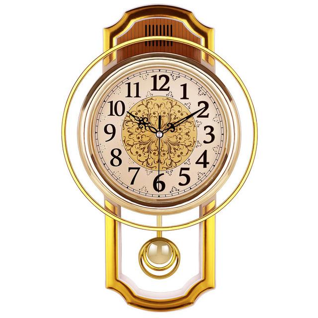 Wall Clock Modern Design Pendulum Vintage Clocks Large Home Decor Living Room Silent Luxury Gold Clocks Shabby Chic Reloj Watchs