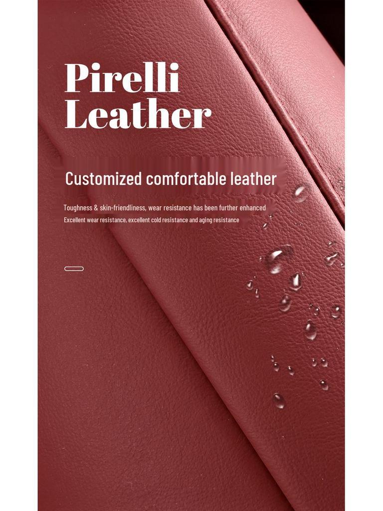 All-Season Full Leather Seat Cover for Hongqi HS5 - Custom Fit, Full Surround Design